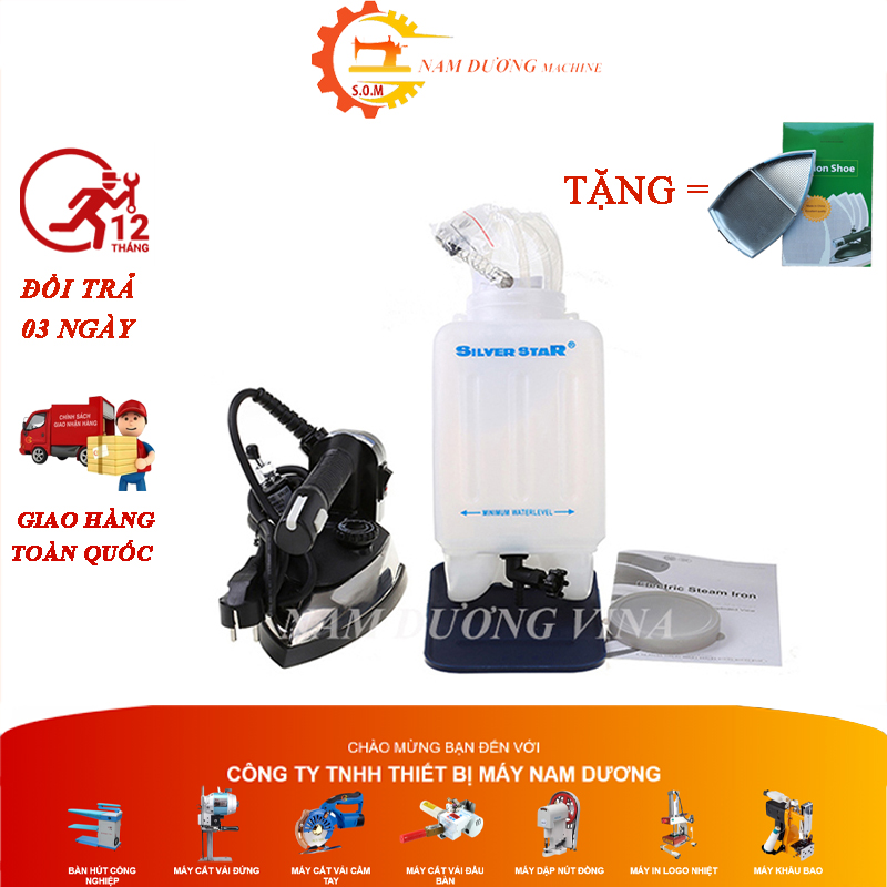 Bàn Ủi  Hơi Nước Treo Cao Cấp công nghiệp Silver Star ES-94A công suất 1200W bảo hành 06 tháng