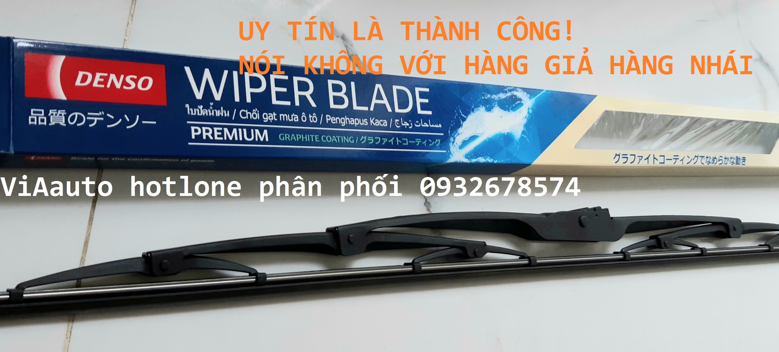 Gạt mưa ô tô CHÍNH HÃNG Denso made in malaysia siêu sạch đủ size CẦN GẠT SẮT