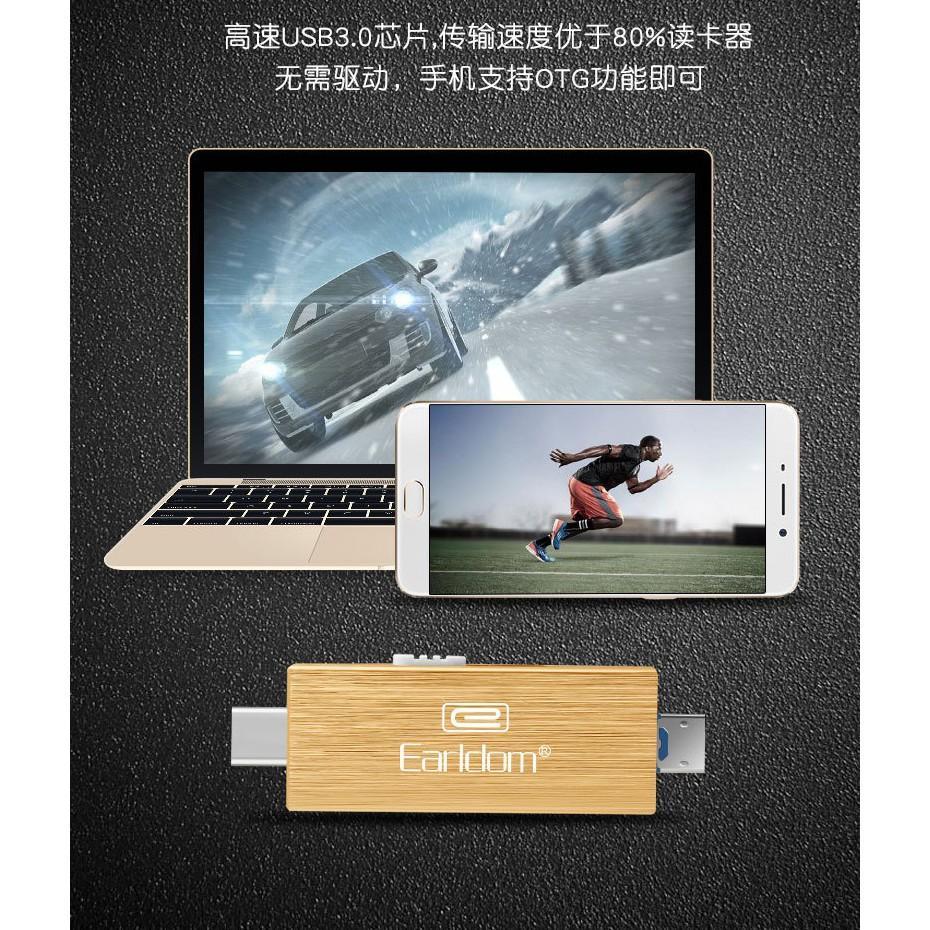 Đầu đọc OTG đa năng 3.0 Earldom ET-OT24 dành cho Android/PC/TypeC - Nhất Tín Computer