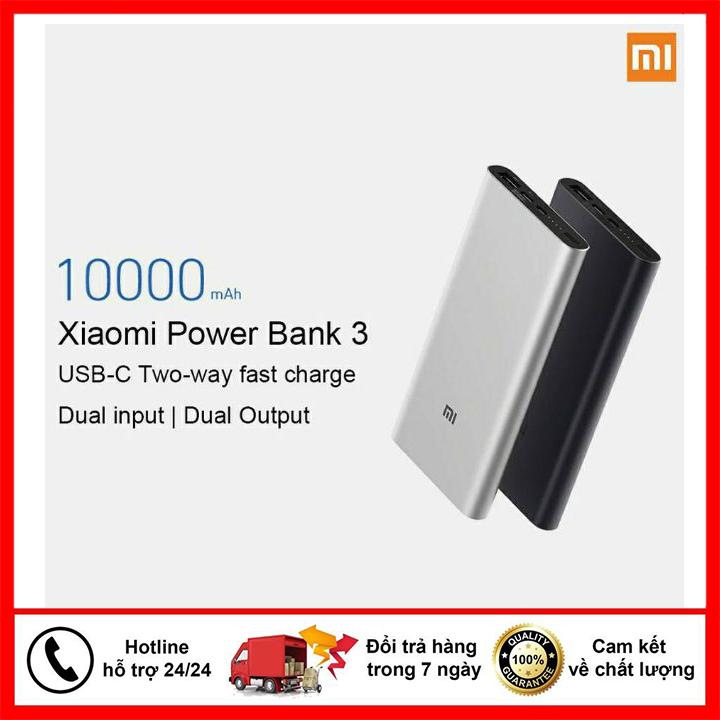 CỤC PIN DỰ PHÒNG CAO CẤP XIAOMI 10000MAH