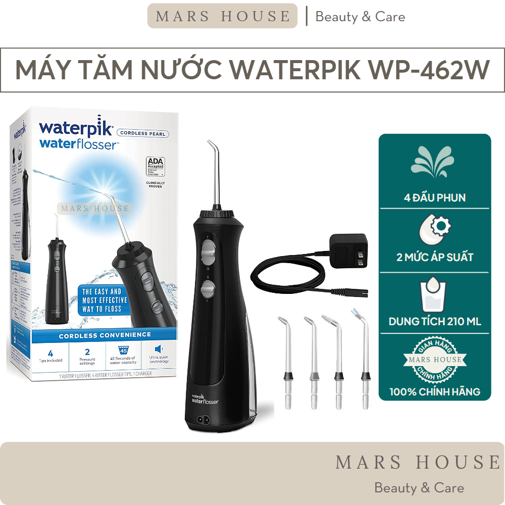 Máy Tăm Nước Waterpik WP-462W Hàng Mỹ