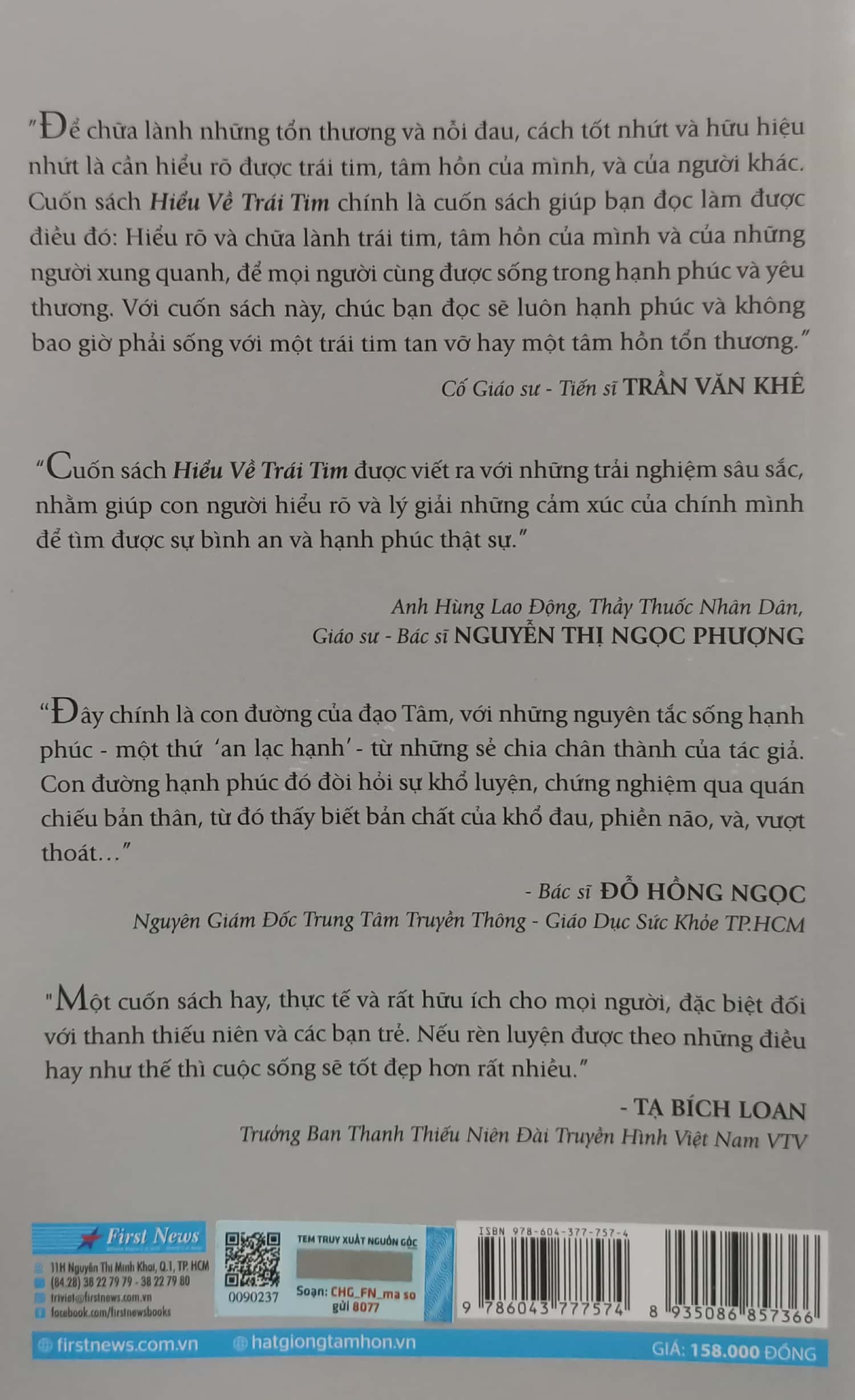 Sách - Hiểu Về Trái Tim (Tái Bản) - FN