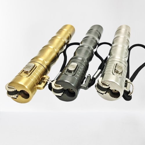Bật Lửa Gas Đá Rảnh Tay Hình Cây Trúc ( Cây Tre ) ( Lửa Khò - Xài Gas - Nhiều Màu )