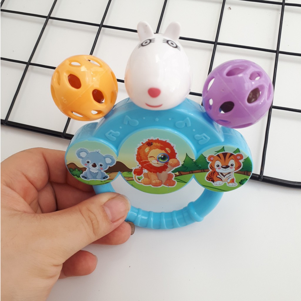Bộ đồ chơi xúc xắc lục lạc 7 món cho bé sơ sinh