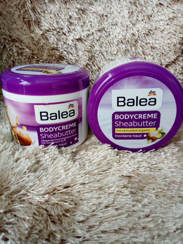 Kem dưỡng thể trắng da Balea Bodycreme Sheabutter&Arganol 500ml - Đức