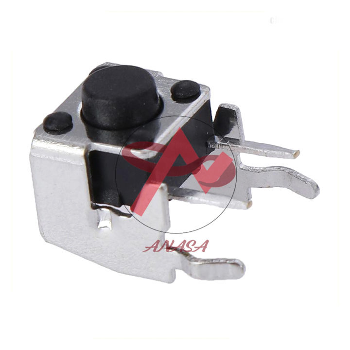 Nút Nhấn 4 Chân Đứng Nằm Ngang 6x6x5mm