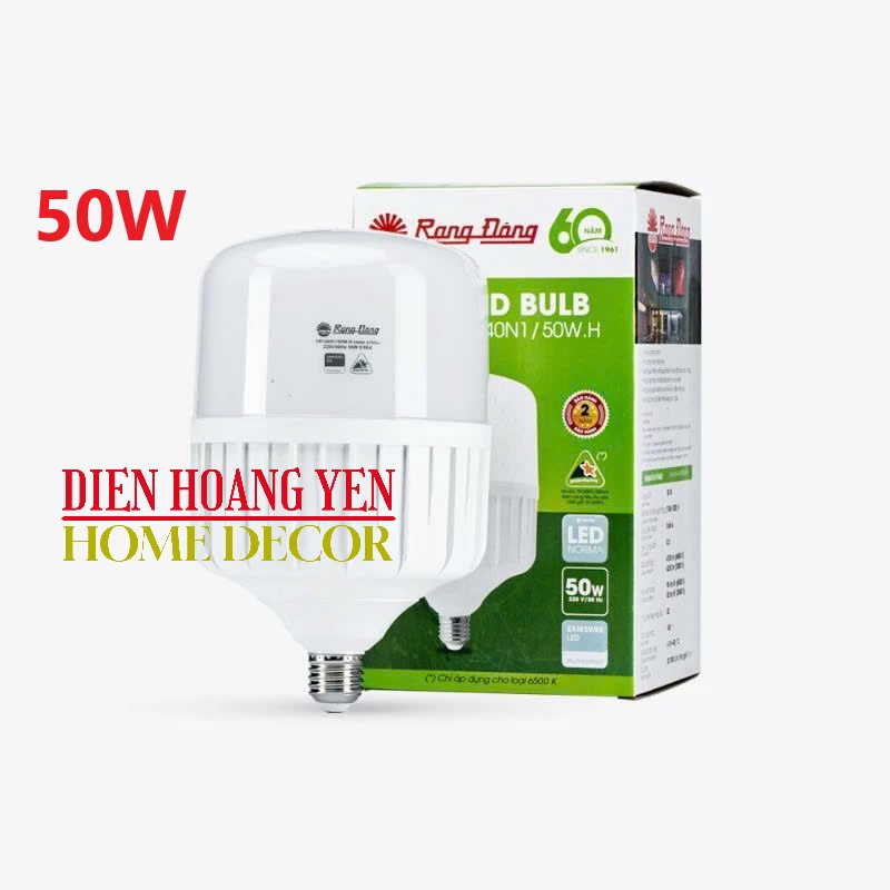 Bóng đèn 50W Rạng Đông LED Bulb trụ E27