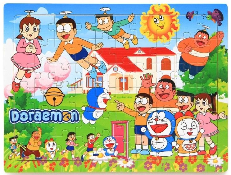 Bộ tranh ghép Doremon, Đội Chó Cứu Hộ