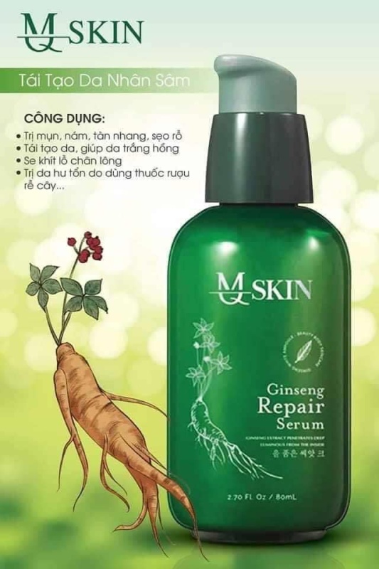MQ SKIN TÁI TẠO DA TỪ TINH CHẤT NHÂN SÂM