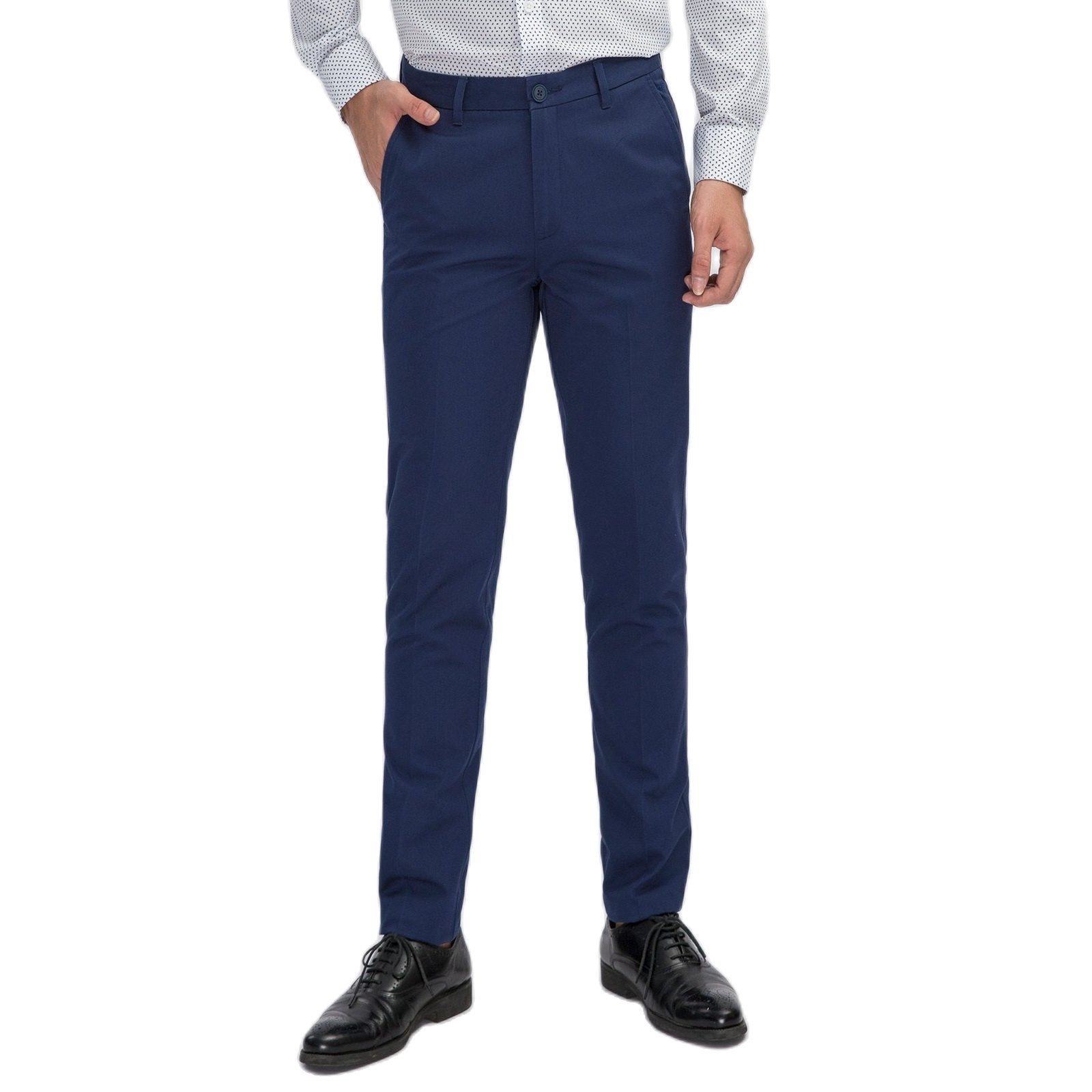 Quần Kaki Nam Aristino AKK01508 màu xanh tím than 37