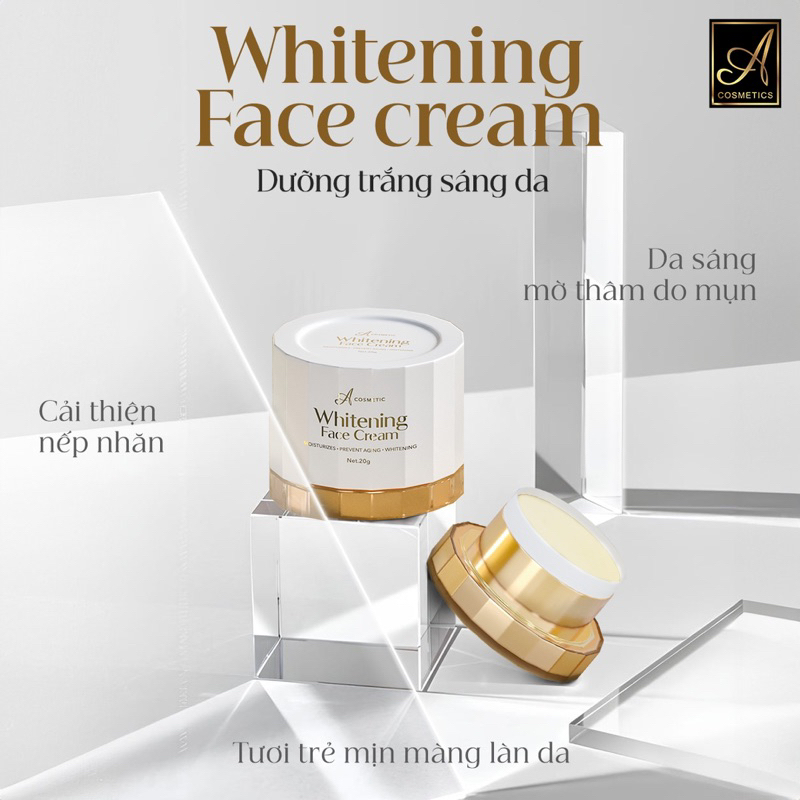 KEM DƯỠNG TRẮNG DA MẶT FACE PHÁP MẪU MỚI 2024