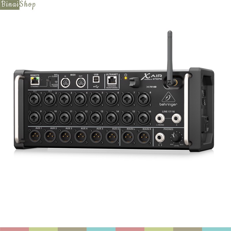 [Trả góp 0%]Mixer kĩ thuật số 18 cổng Behringer X Air XR18