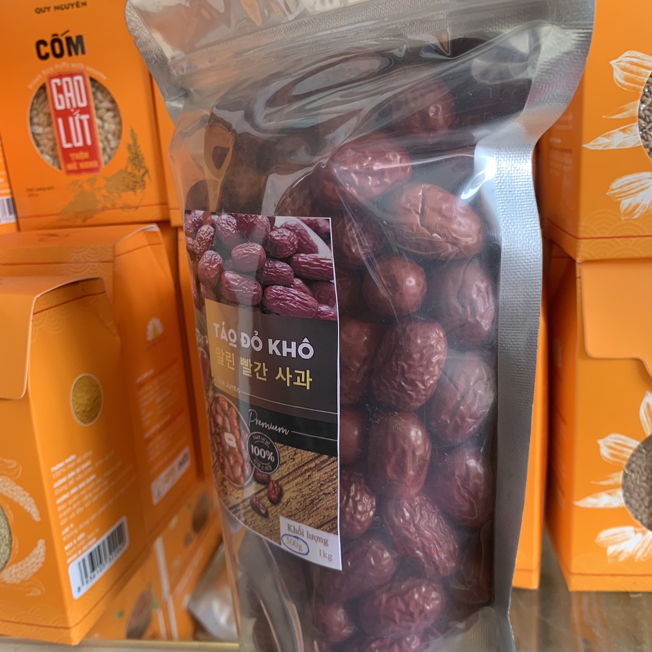 Táo Đỏ Sấy Khô gói 1Kg