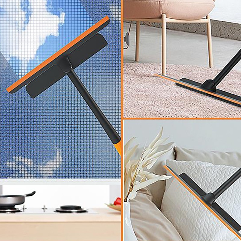 Cây lau kính thông minh 3 trong 1, cây gạt kính cao cấp đầu xoay 360 độ đa năng, tiện lợi