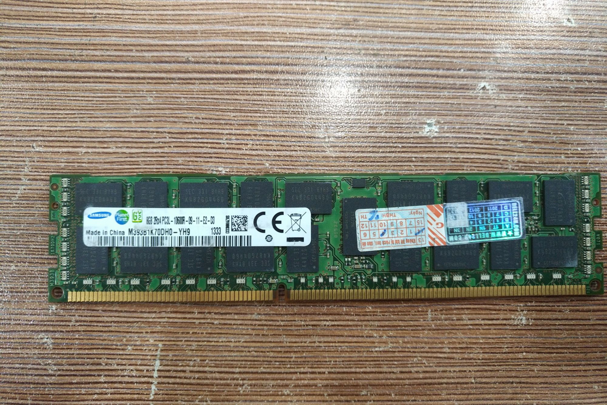 Ram 8GB ECC reg samsung 2rx8