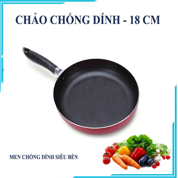 [DEAL GIẢM SỐC] Chảo chiên 18 cm cao cấp. Chảo chiên trứng, ốp la cho mọi gia đình