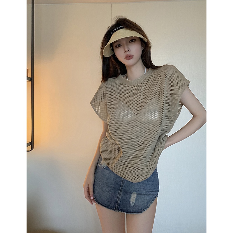 Áo lưới cánh dơi nữ
