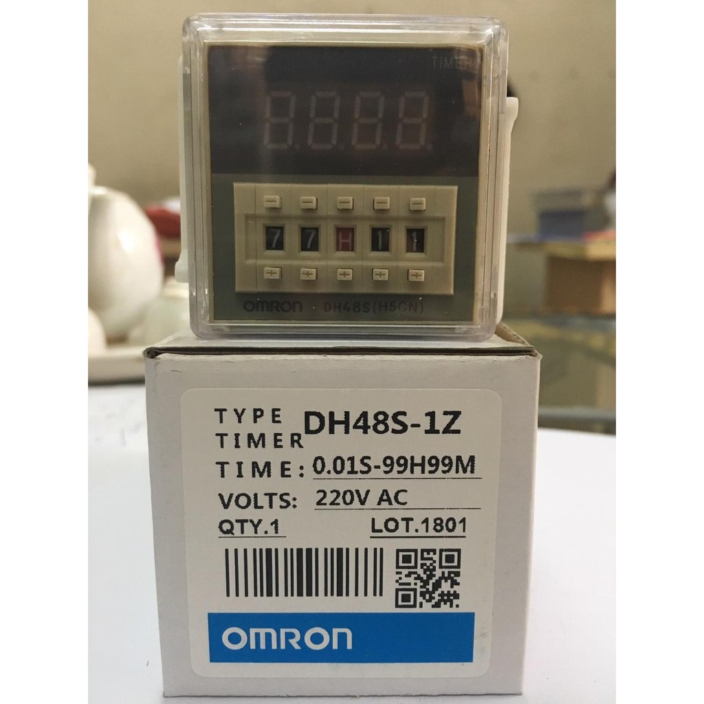 Rơle thời gian (Timer ) Omron DH48S-1Z (bao gồm cả đế)