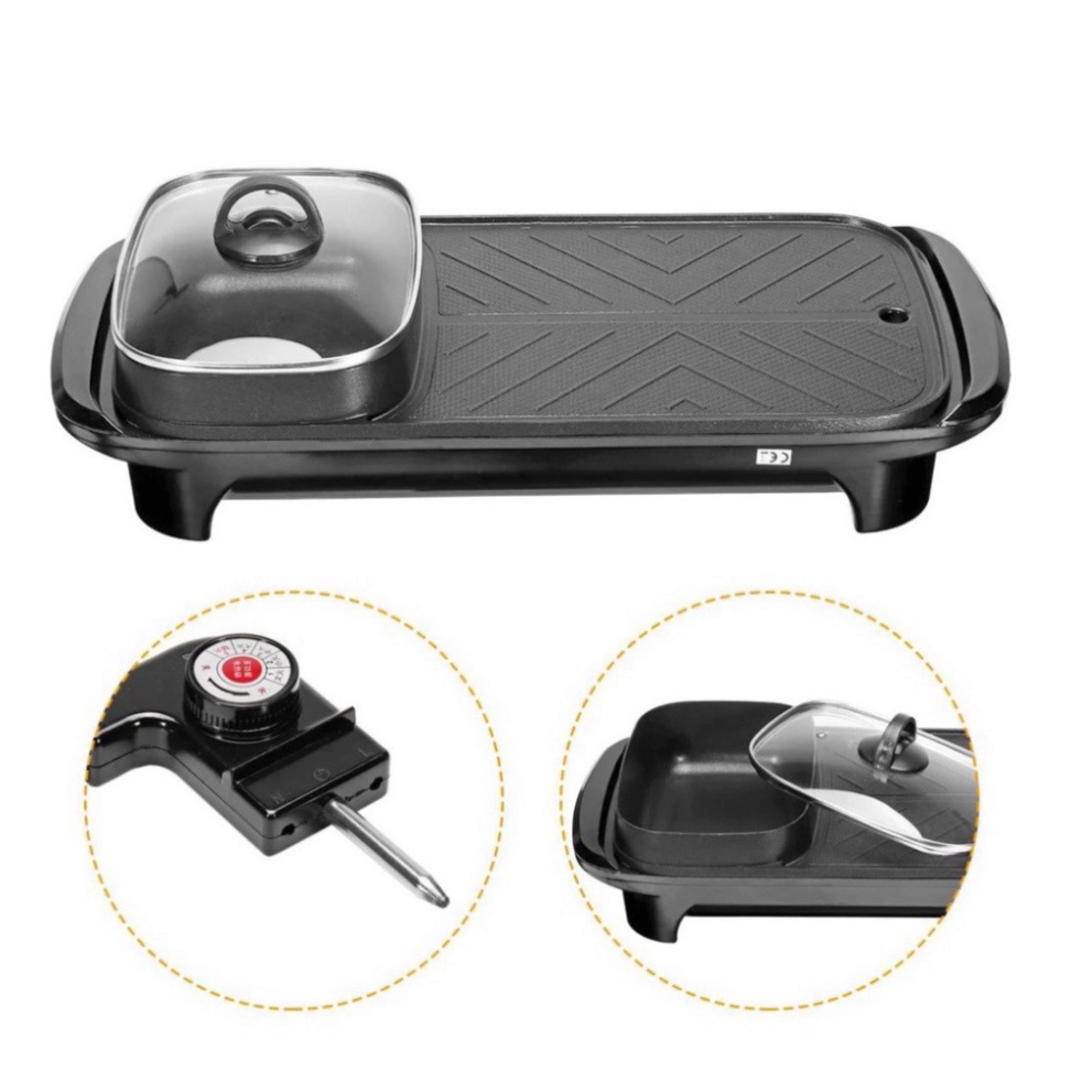 Nồi lẩu nướng 2 in 1 đa năng