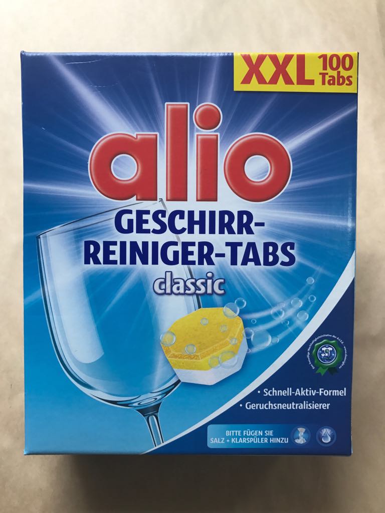 Viên rửa bát Alio 100 viên dùng cho Máy rửa bát chén