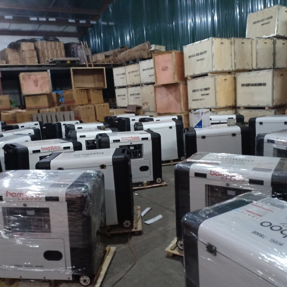 Máy Phát Điện Chạy Dầu 5kw Bamboo 7800E Chống Ồn