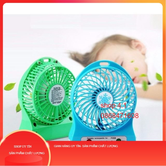 Quạt sạc siêu tốc 3 cấp độ