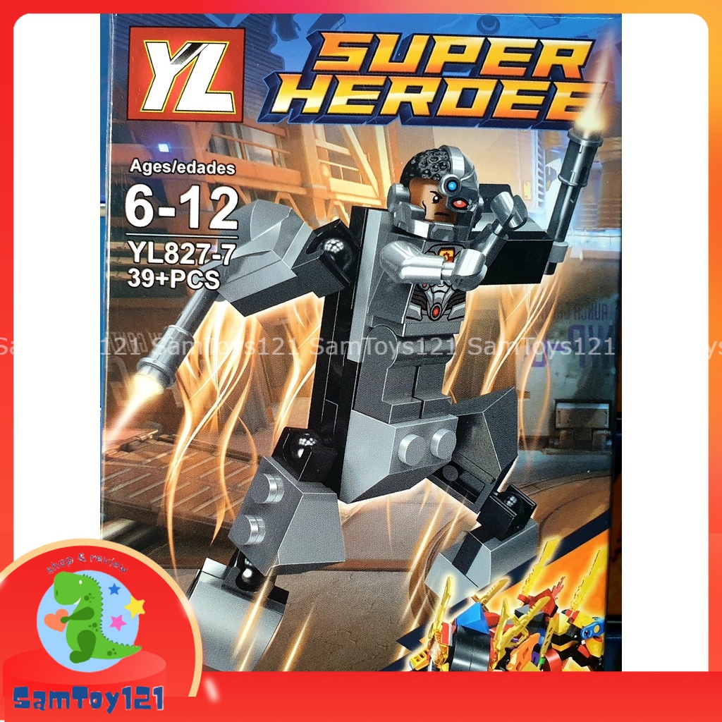 Bộ 8 mô hình lắp ráp Lego SUPER HERO dành cho bé trai