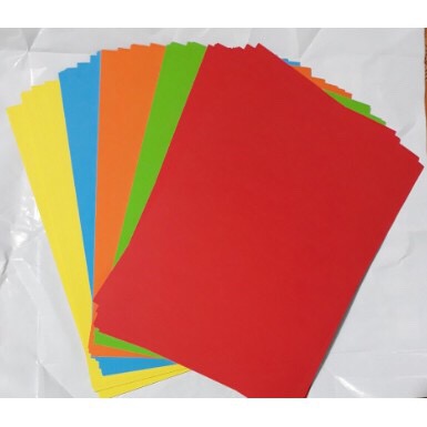 Giấy bìa màu A4  (100 tờ/ xấp) [SỐC]