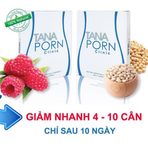 Viên uống giảm mỡ detox giữ cân Tanaporn( 7 ngày) thải mỡ hiệu quả