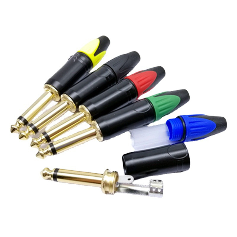 Giắc MICRO đực 6.5mm Mono đầu mạ vàng # âm thanh