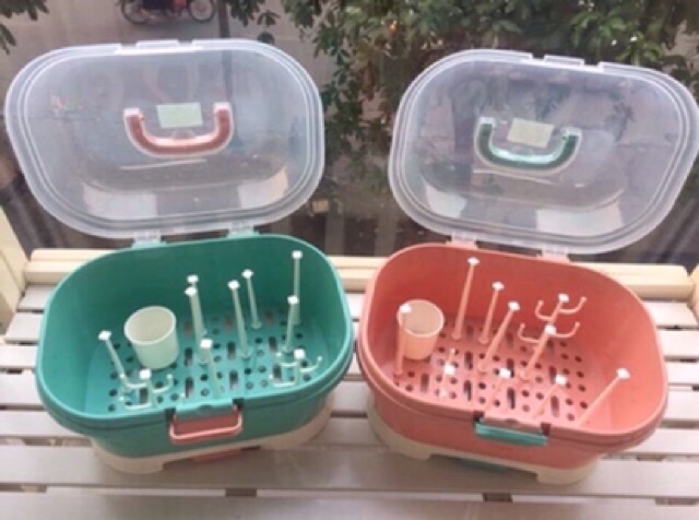Khay đựng bình sữa có nắp đậy JPIN