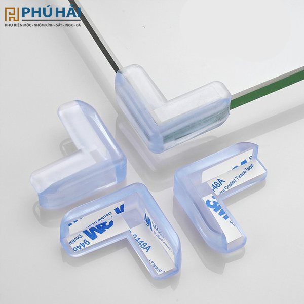 Bo góc bàn vuông silicone (4cai/bich)
