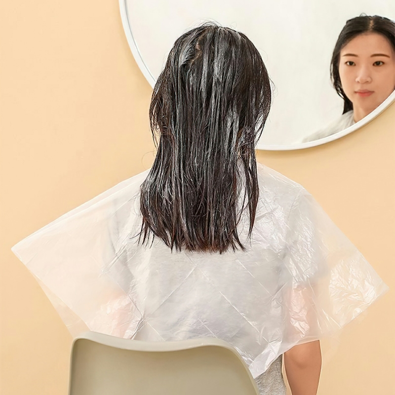 Thicken nylon hair dye coat, disposable hair dye fabric-Hause