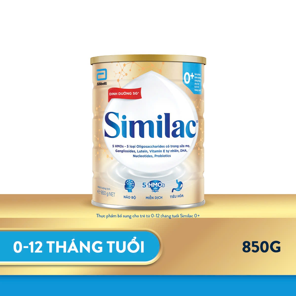 Sữa Similac 0+ 850g (0-12 tháng)