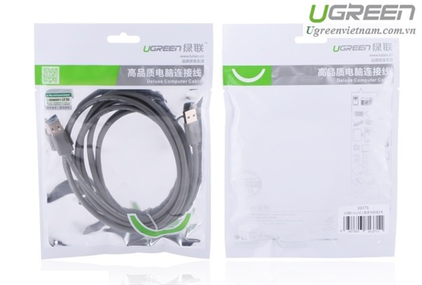 Cáp USB 3.0 hai đầu đực dài 0,5m  Ugreen 10369 cao cấp