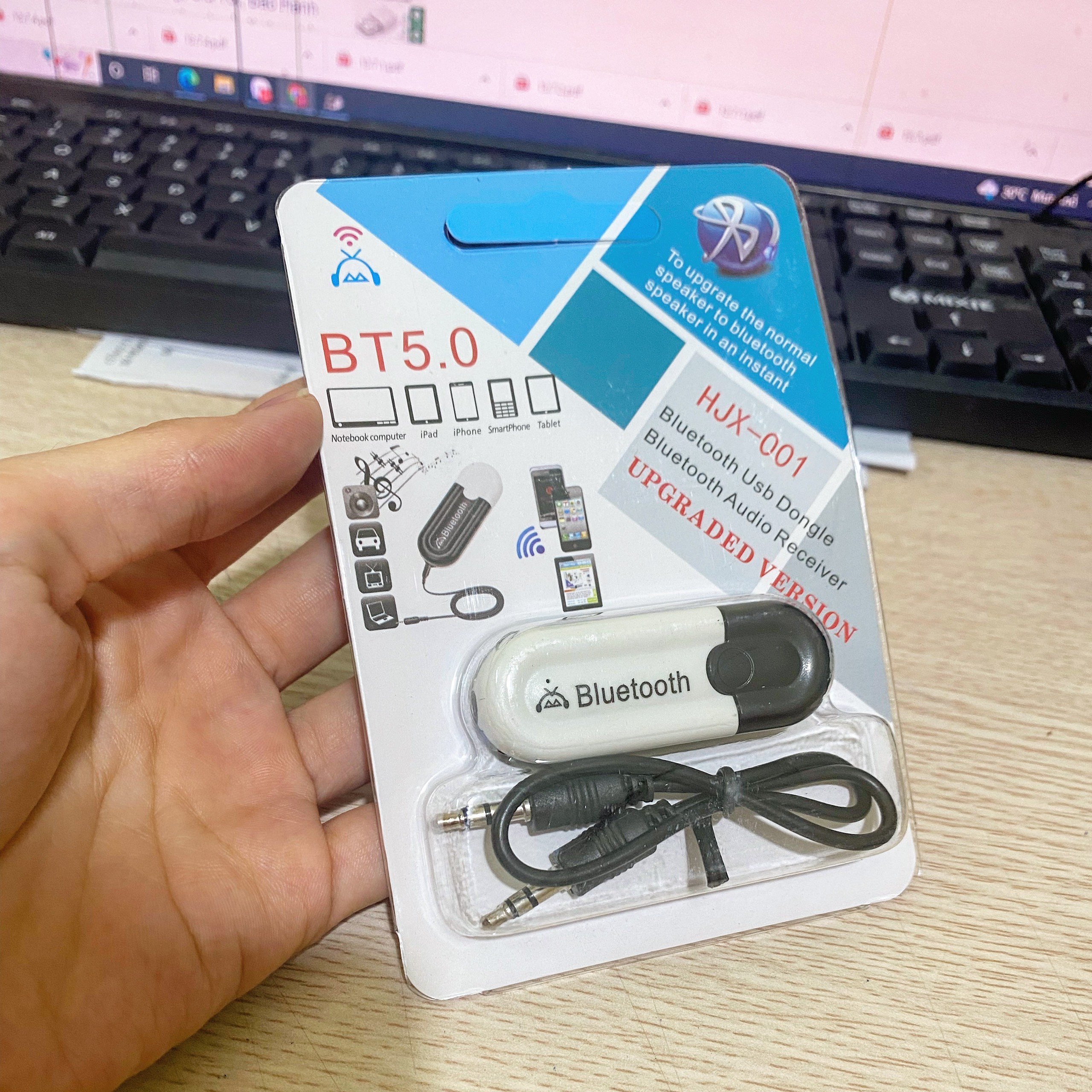 Usb Bluetooth Dongle HJX-001 - Biến loa thường thành loa Bluetooth