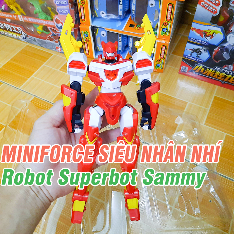 Đồ chơi mô hình robot siêu nhân nhí miniforce đồ chơi trẻ em