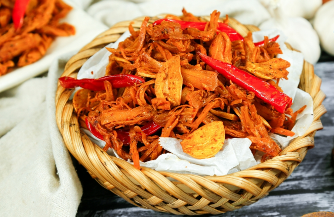 Khô Heo Cháy Tỏi Hủ 100G