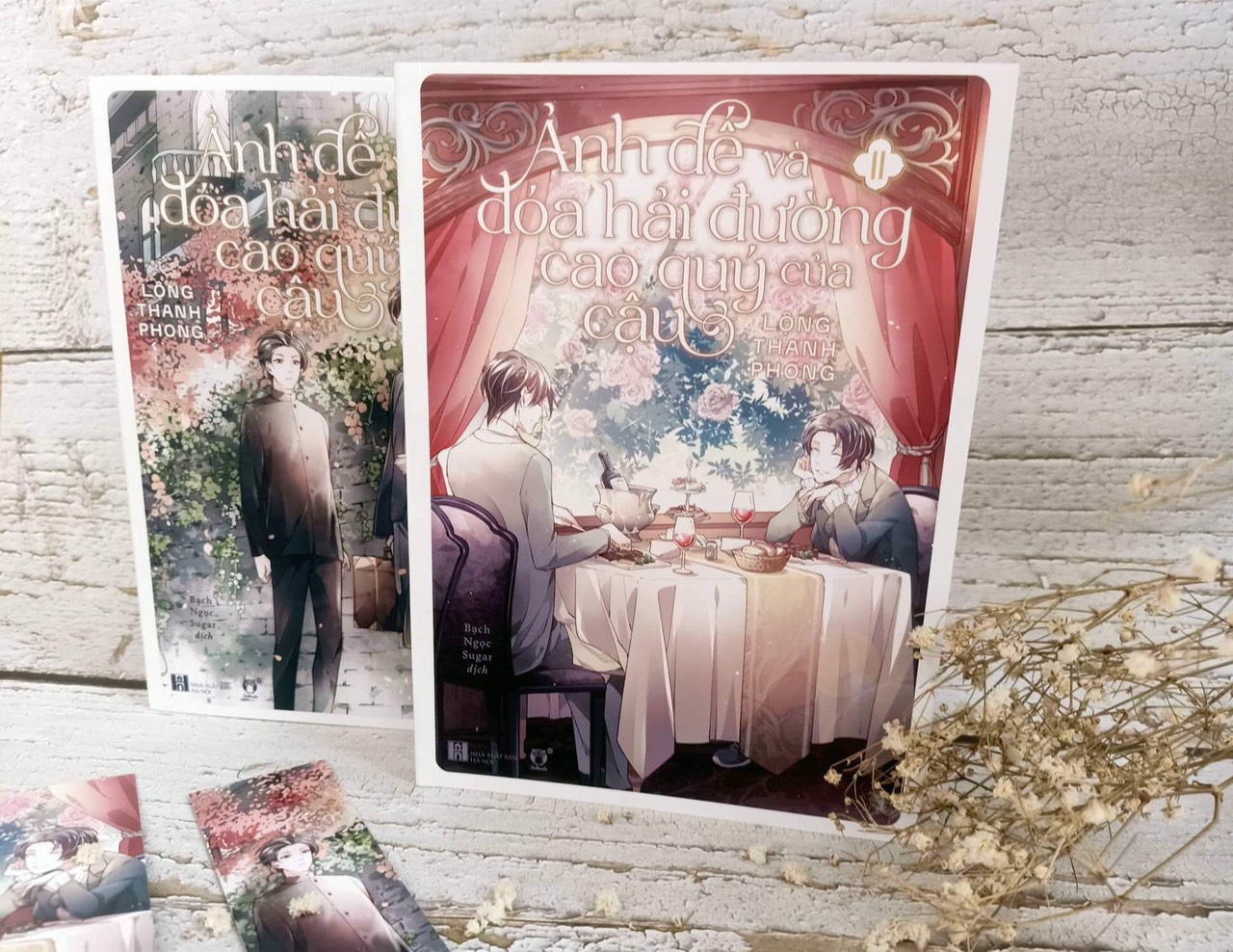 Sách tiểu thuyết đam mỹ - trọn bộ 2 tập ảnh đế và đóa hải đường cao quý của cậu - lộng thanh phong