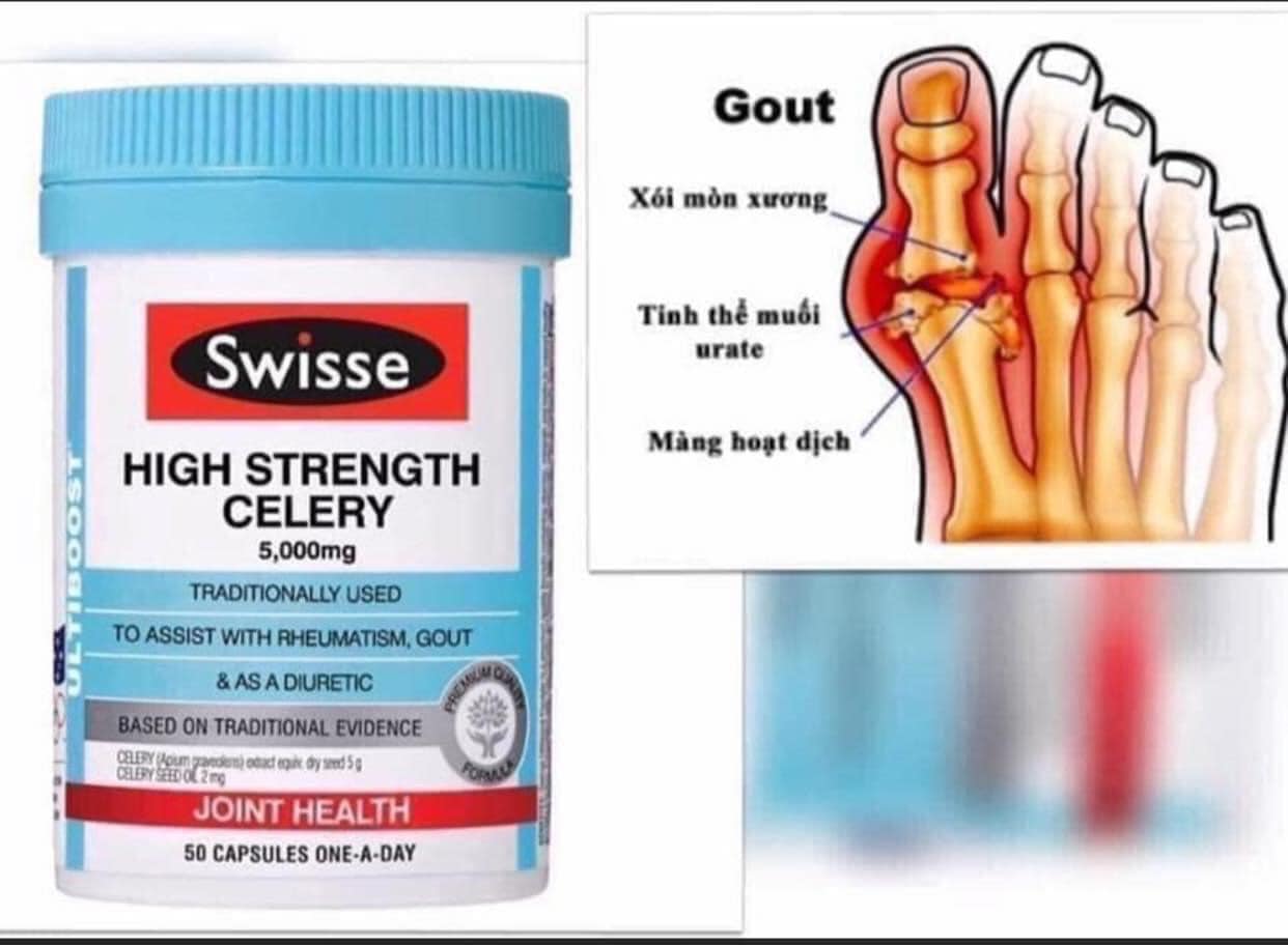 Gout Swisse High Strength Celery 5000mg