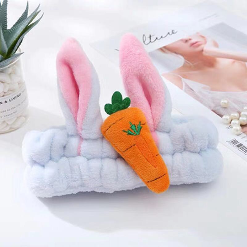 Băng Đô Cài Tóc Tay Thỏ Cà Rốt
