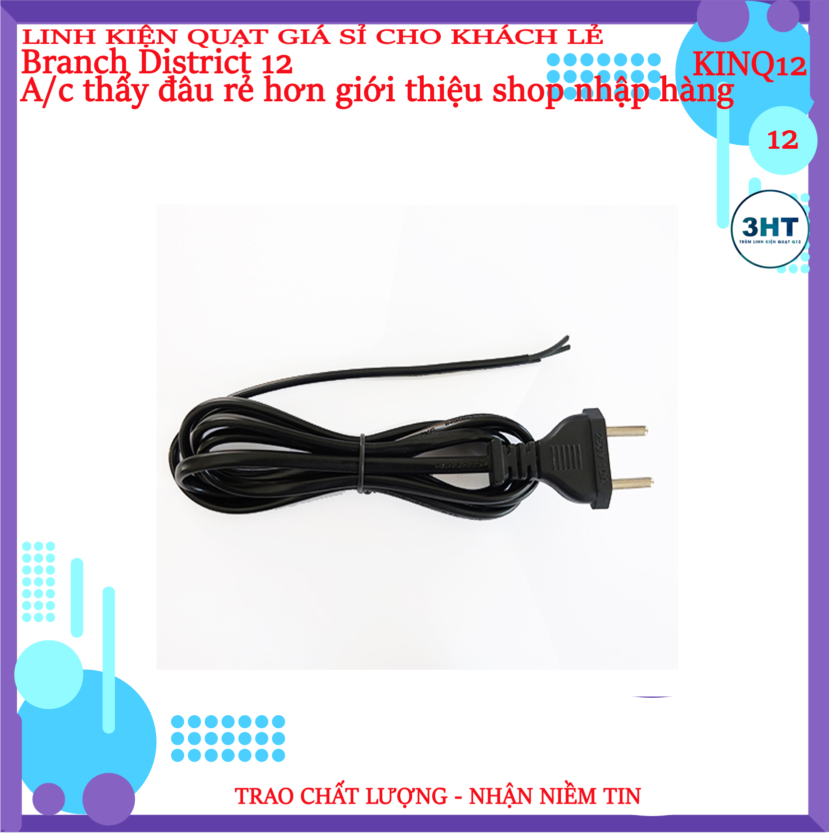 50 DÂY NGUỒN QUẠT ĐIỆN