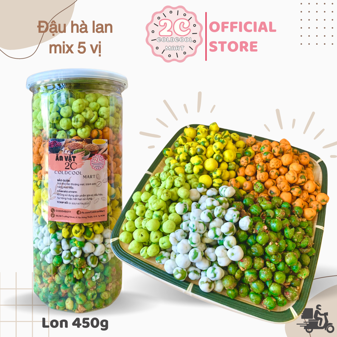 Đậu Hà Lan Mix 5 Vị 450g 2c Mart