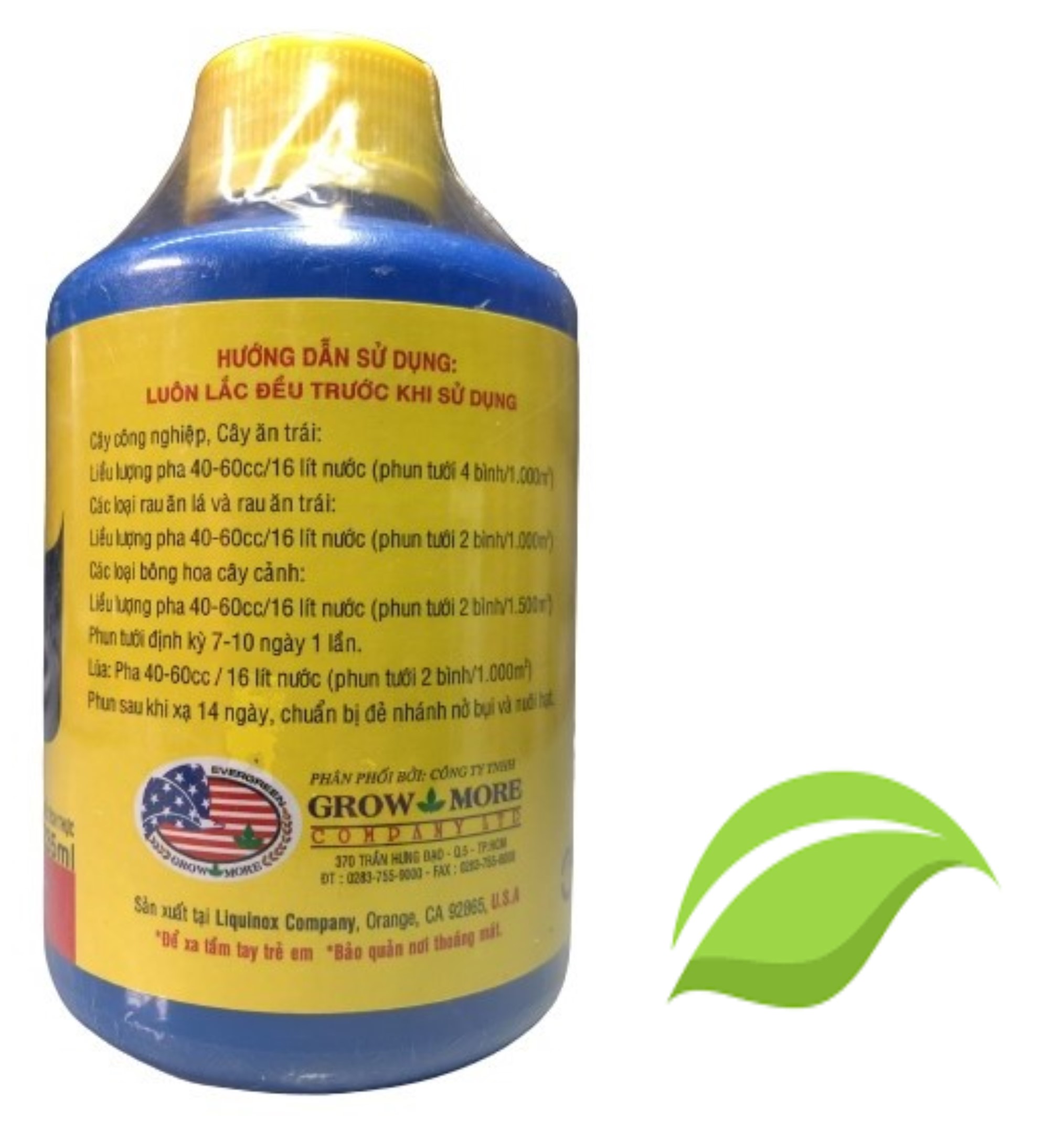 Phân Bón Lá Grow More B1 VN - #103A# 235ml