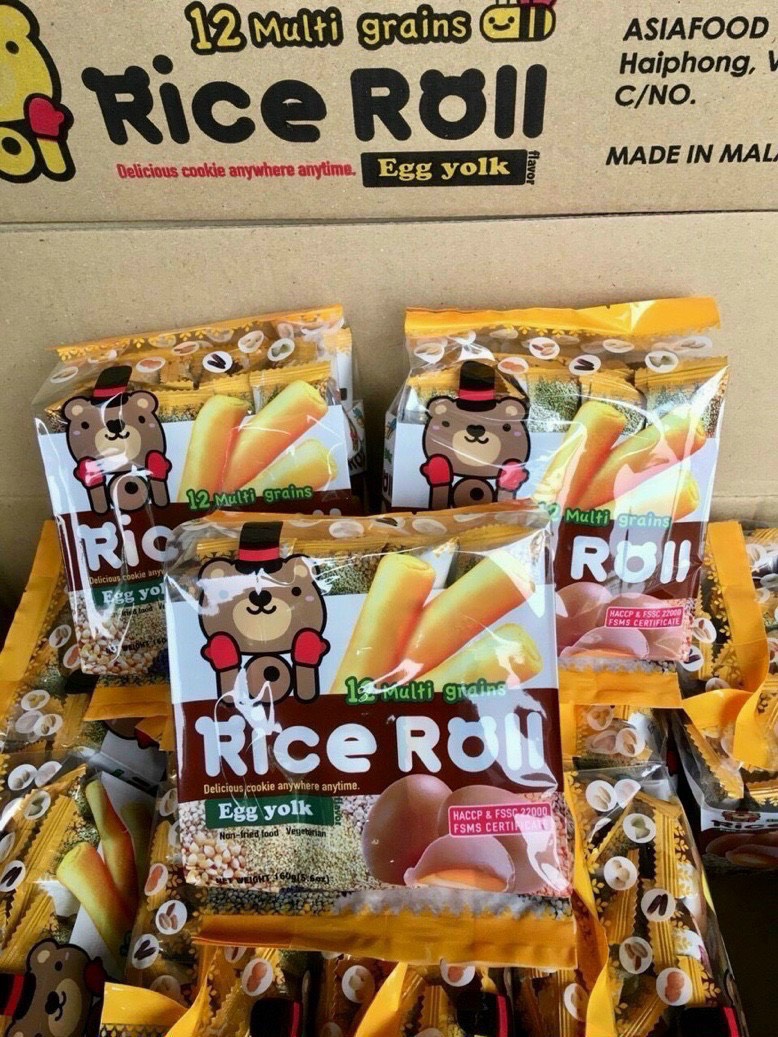Bánh Ngũ Cốc 12 Que Rice Roll 160g