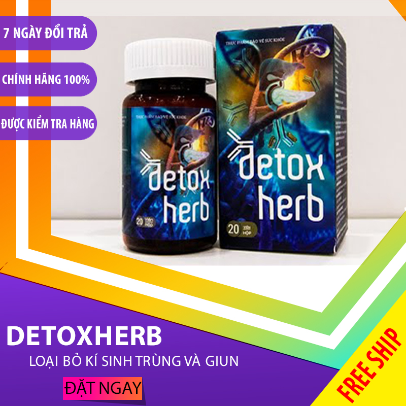 [HCM]Detoxherb  Diệt Ký Sinh Trùng