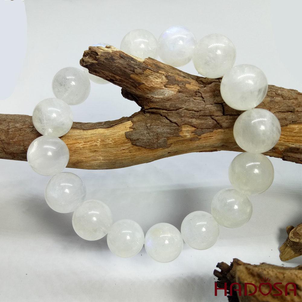 [HCM]VÒNG TAY THẠCH ANH TRẮNG HÀNG THIÊN NHIÊN