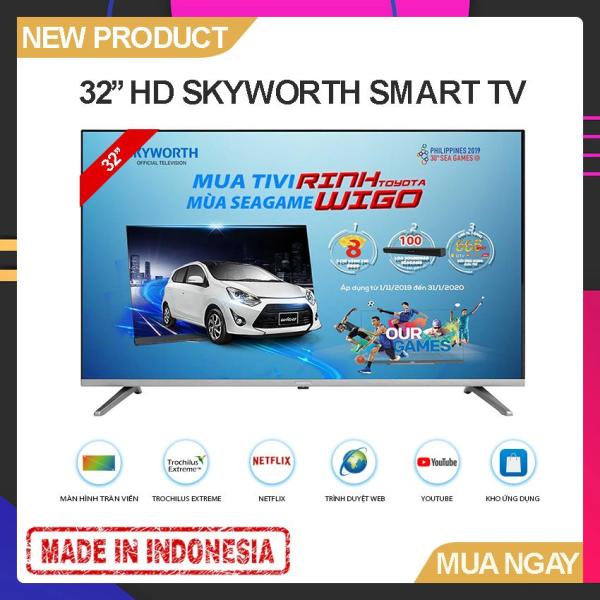 Bảng giá Smart TV Skyworth 32 inch HD - Model 32TB5000 Tràn viền, Youtube, Kết nối với điện thoại - Bảo Hành 2 Năm