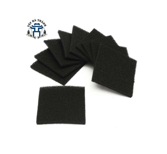 [Hoàn Tiền 10%] Mút Đen lọc nước bể cá 50x50x4.5cm