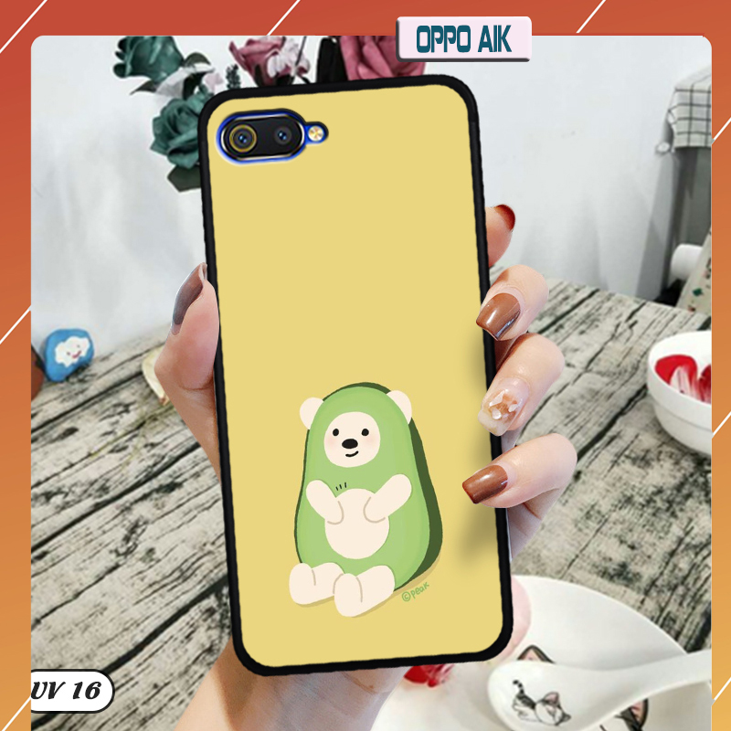 Ốp Oppo A1K lưng nhám -ngộ nghĩnh